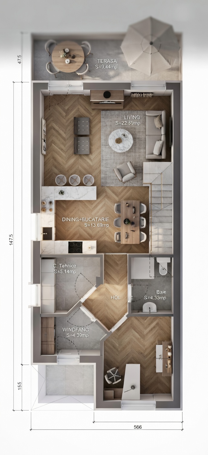 Casa 4 dormitoare